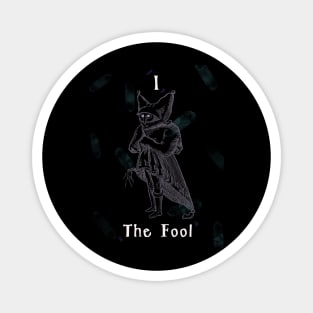 The Fool Tarot and Crystal Design Magnet